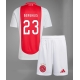 Ajax Steven Berghuis #23 Replike Domaci Dres za djecu 2024-25 Kratak Rukav (+ Kratke hlače)